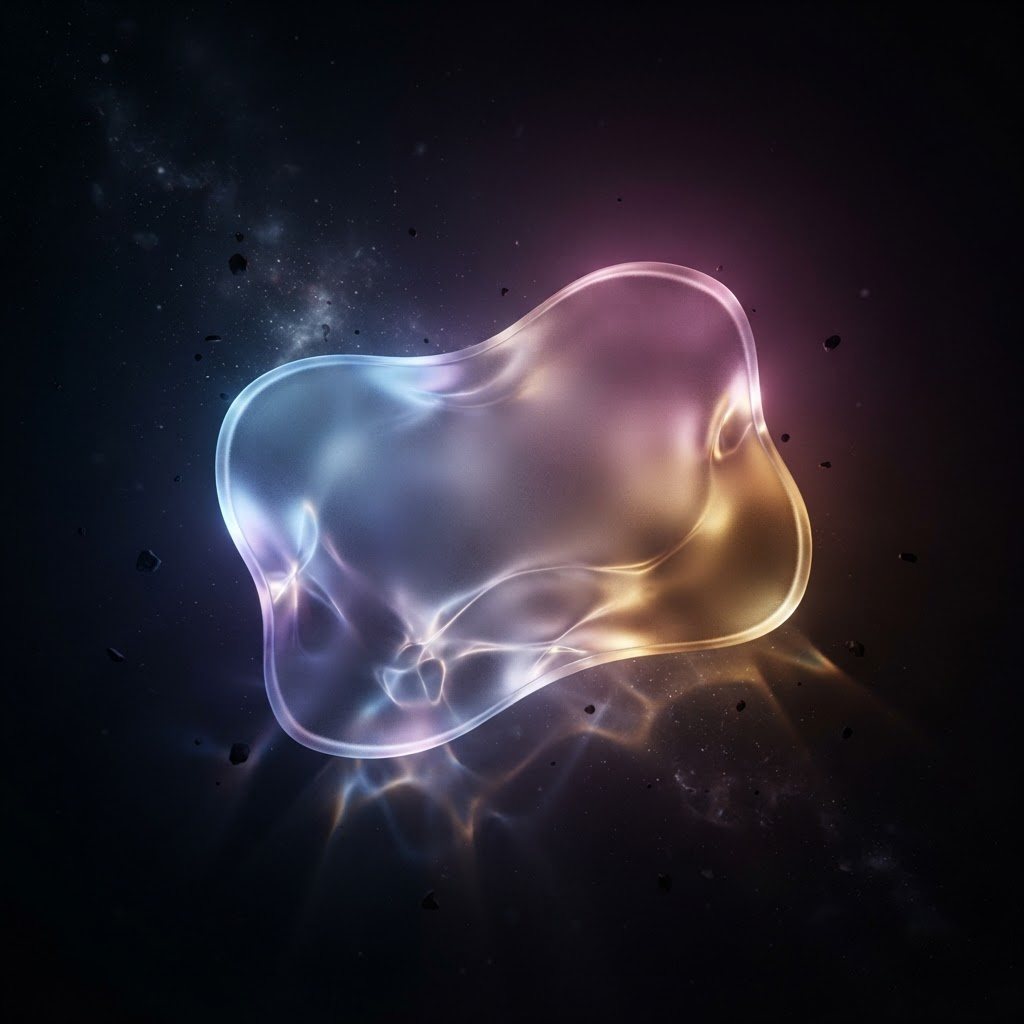 Abstract gradient brand panel
